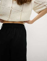Pantalón pescador de lino viscosa