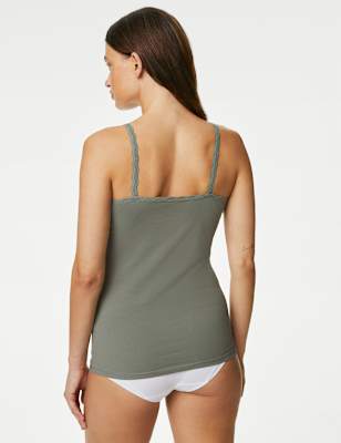 Pack 3 top tiros con vivo encaje