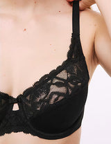 Sujetador con aro con encaje