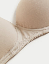 Pack 3 sujetadores sin aro de algodón Full Cup