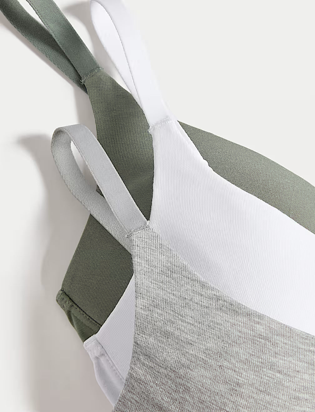 Pack 3 sujetadores sin aro algodón