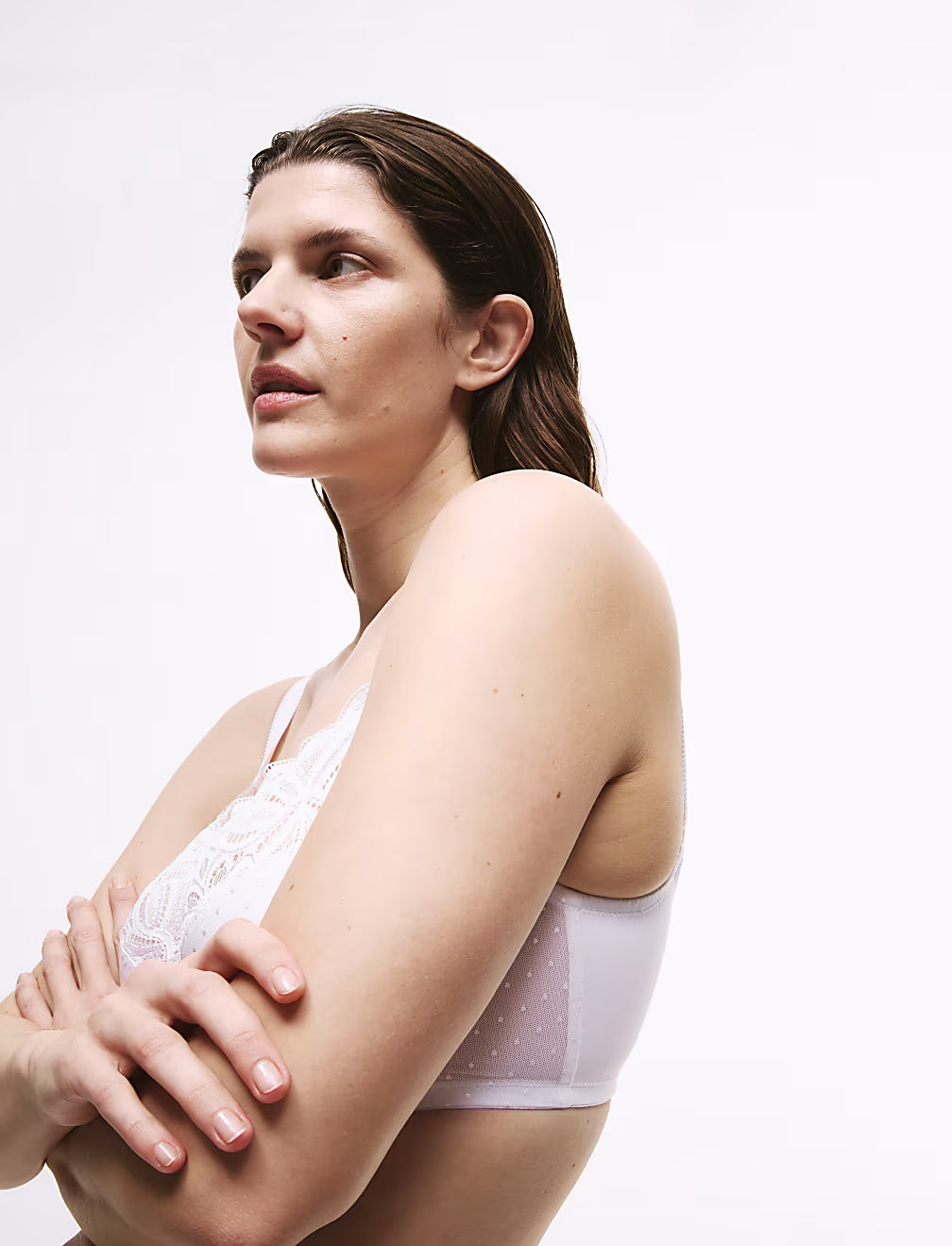 Sujetador con aro reductor de encaje Amelia