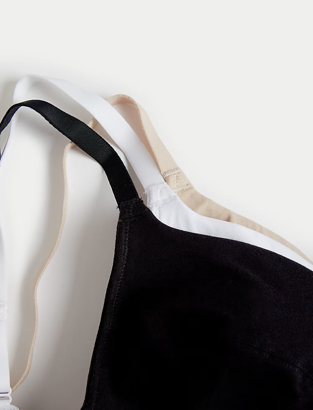 Pack 3 sujetadores sin aro Full Cup