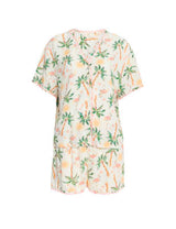 Pijama corto de viscosa diseño palmeras