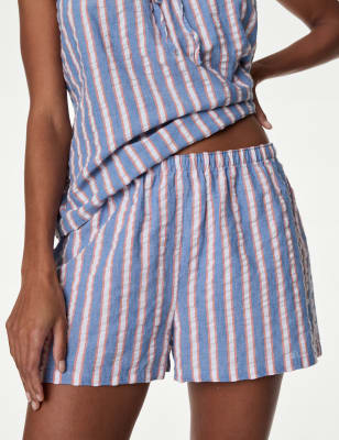 Pijama corto de rayas y tirantes