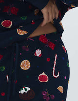 Pijama de manga larga estampado