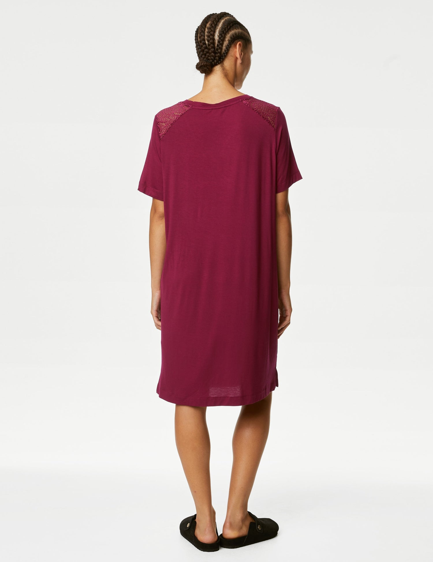 Camisola de manga corta de viscosa