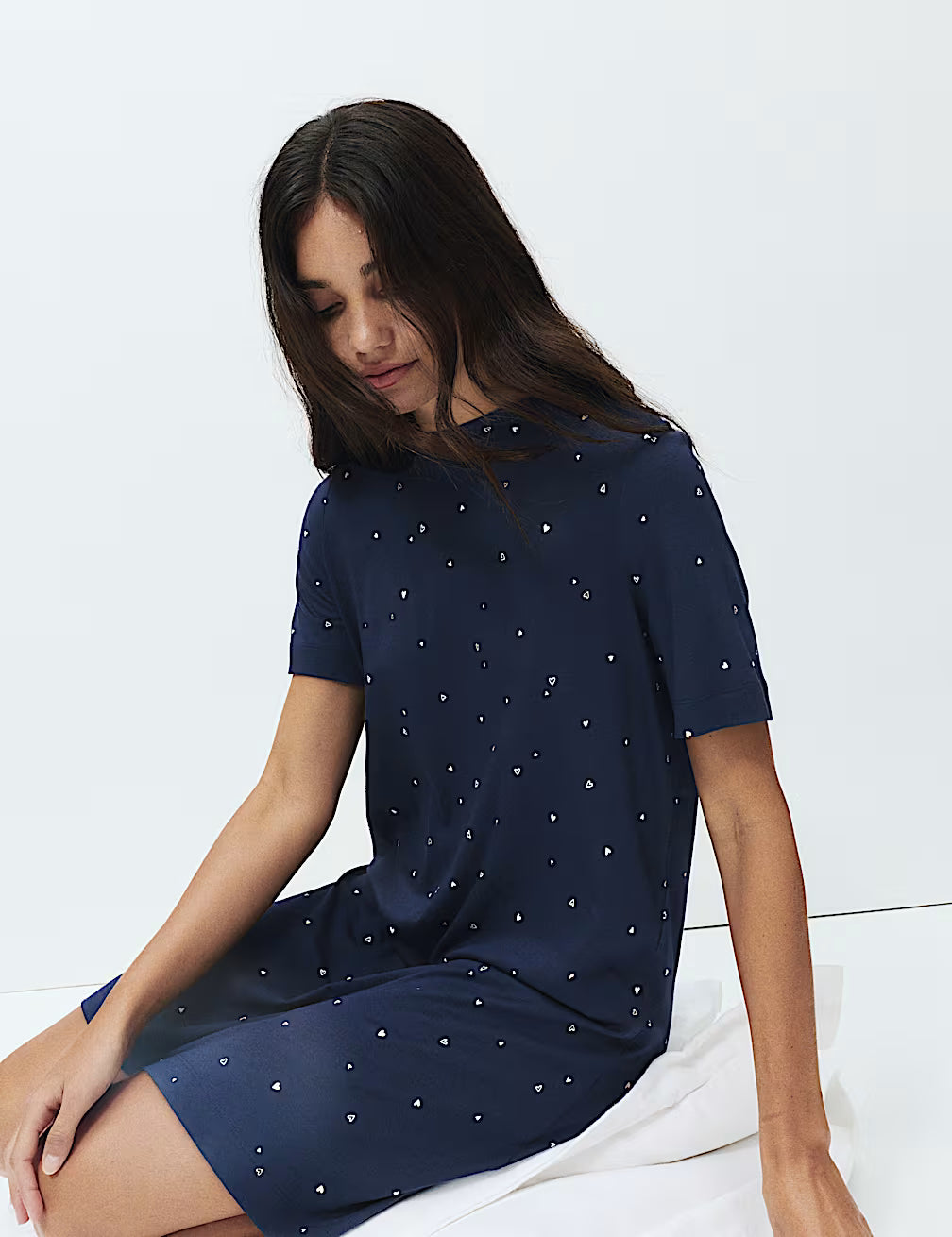 Camisola de manga corta estampada