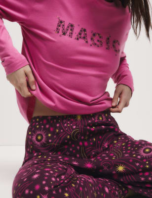 Pijama de manga larga con diseño