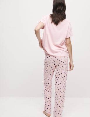Pijama de manga corta con diseño