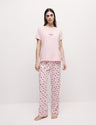 Pijama de manga corta con diseño