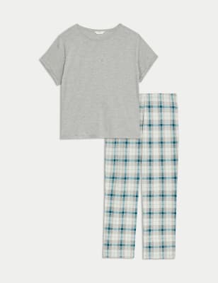Pijama de manga corta con diseño