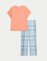 Pijama de manga corta con diseño FP