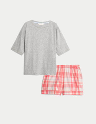 Pijama corto de manga corta con diseño FP