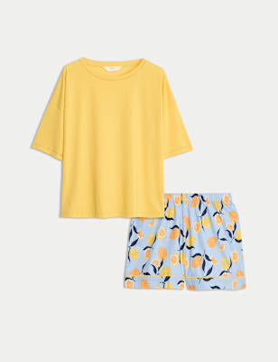 Pijama corto de manga corta con diseño FP