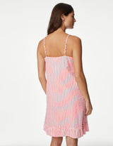 Camisón de rayas de tirantes