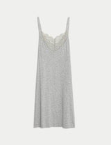 Camisola de tiros con detalle de encaje