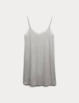 Camisola de tiros con borde de encaje