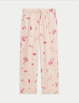 Pijama de manga corta diseño slub