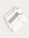 Pack 5 calcetines trainers diseño rayas