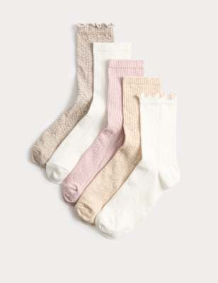 Pack 5 calcetines lisos