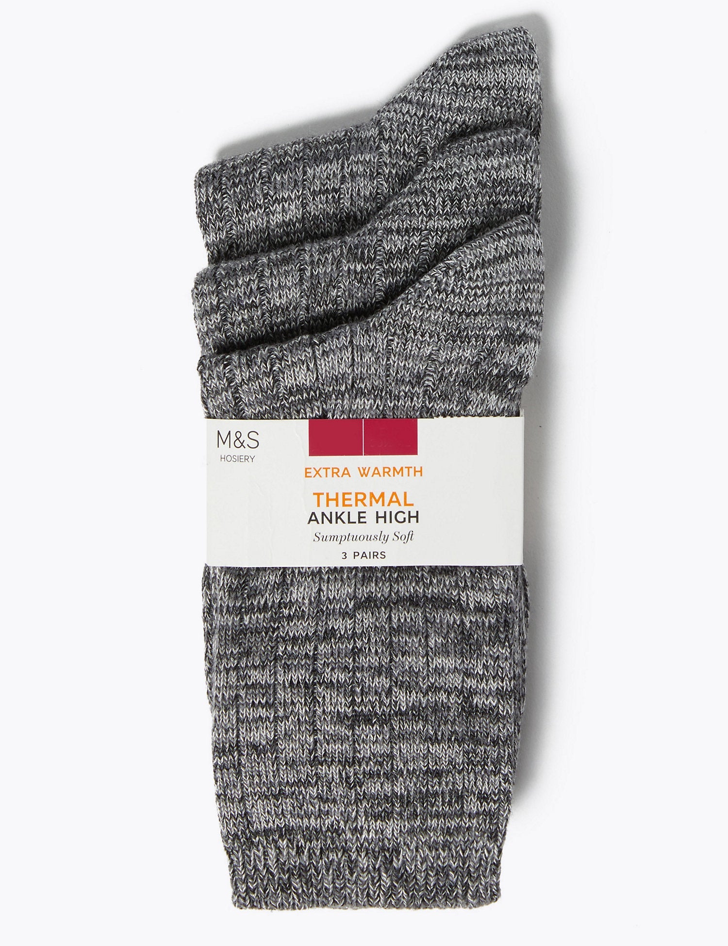 Pack 3 calcetines térmicos lisos