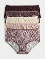 Pack 5 bragas altas HRS estampadas