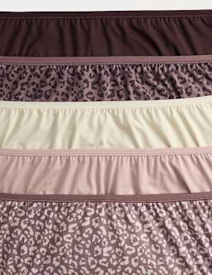 Pack 5 bragas altas HRS estampadas