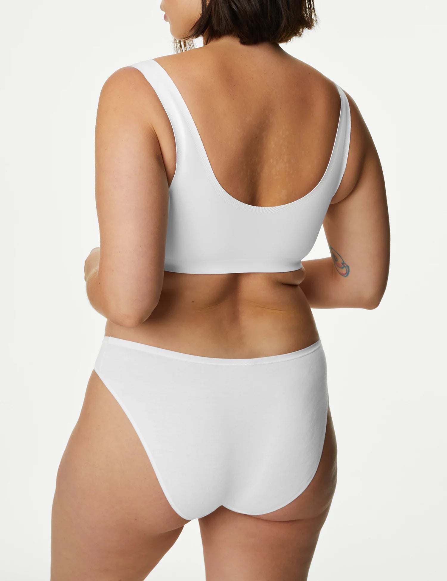 Pack x5 bragas altas algodón modal