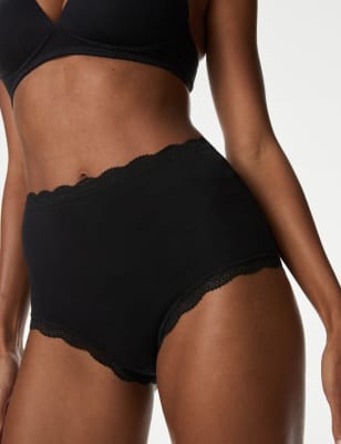 Pack 3 bragas altas de algodón