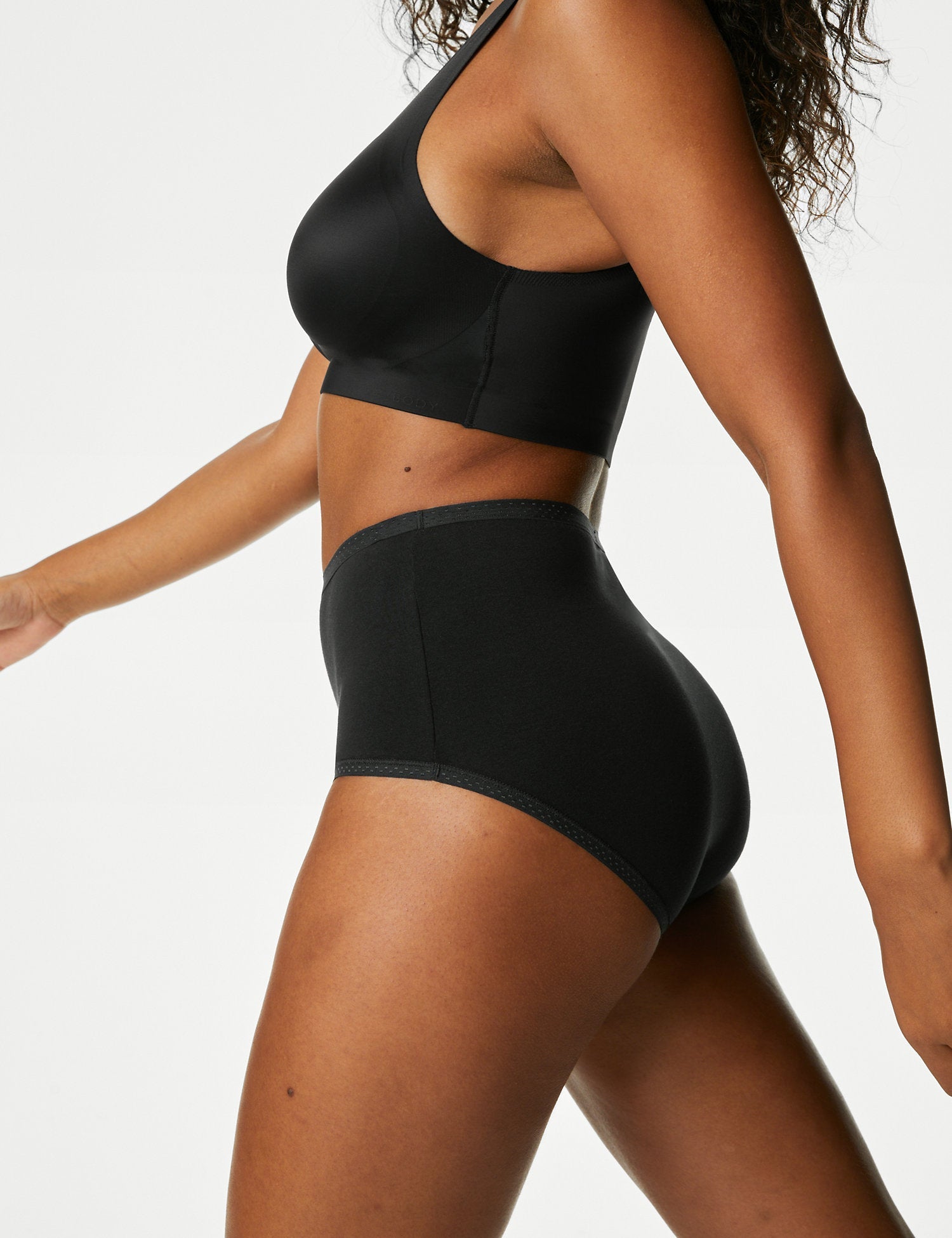 Pack 3 bragas altas de algodón