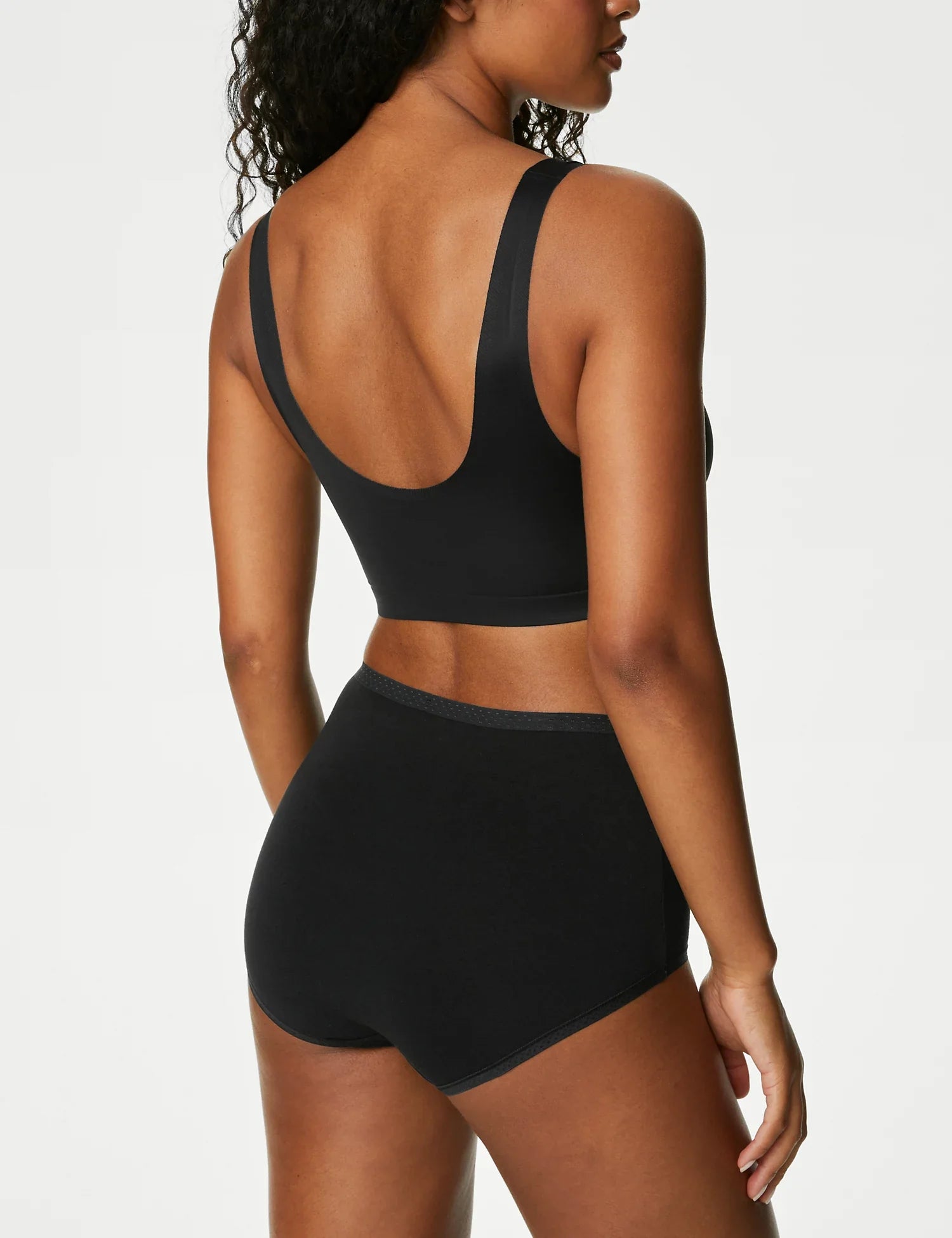 Pack 3 bragas altas de algodón