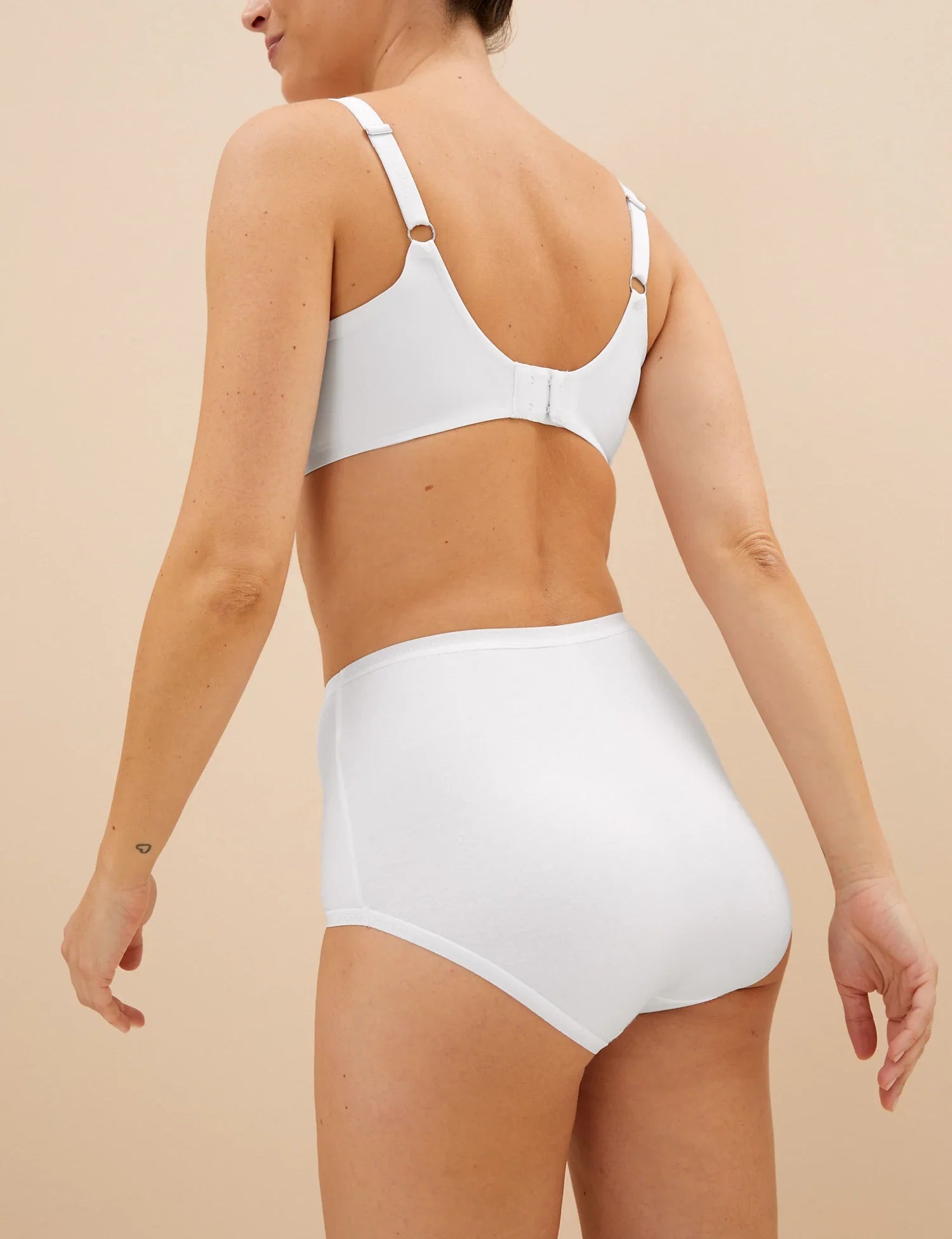 Pack 3 bragas altas de algodón