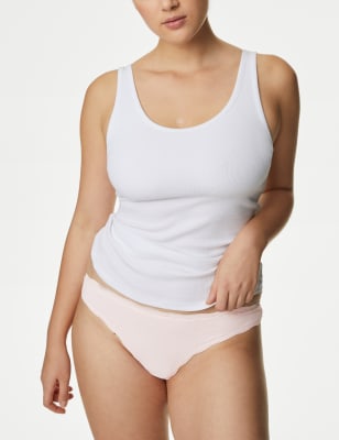 Pack 3 bragas tanga de algodón