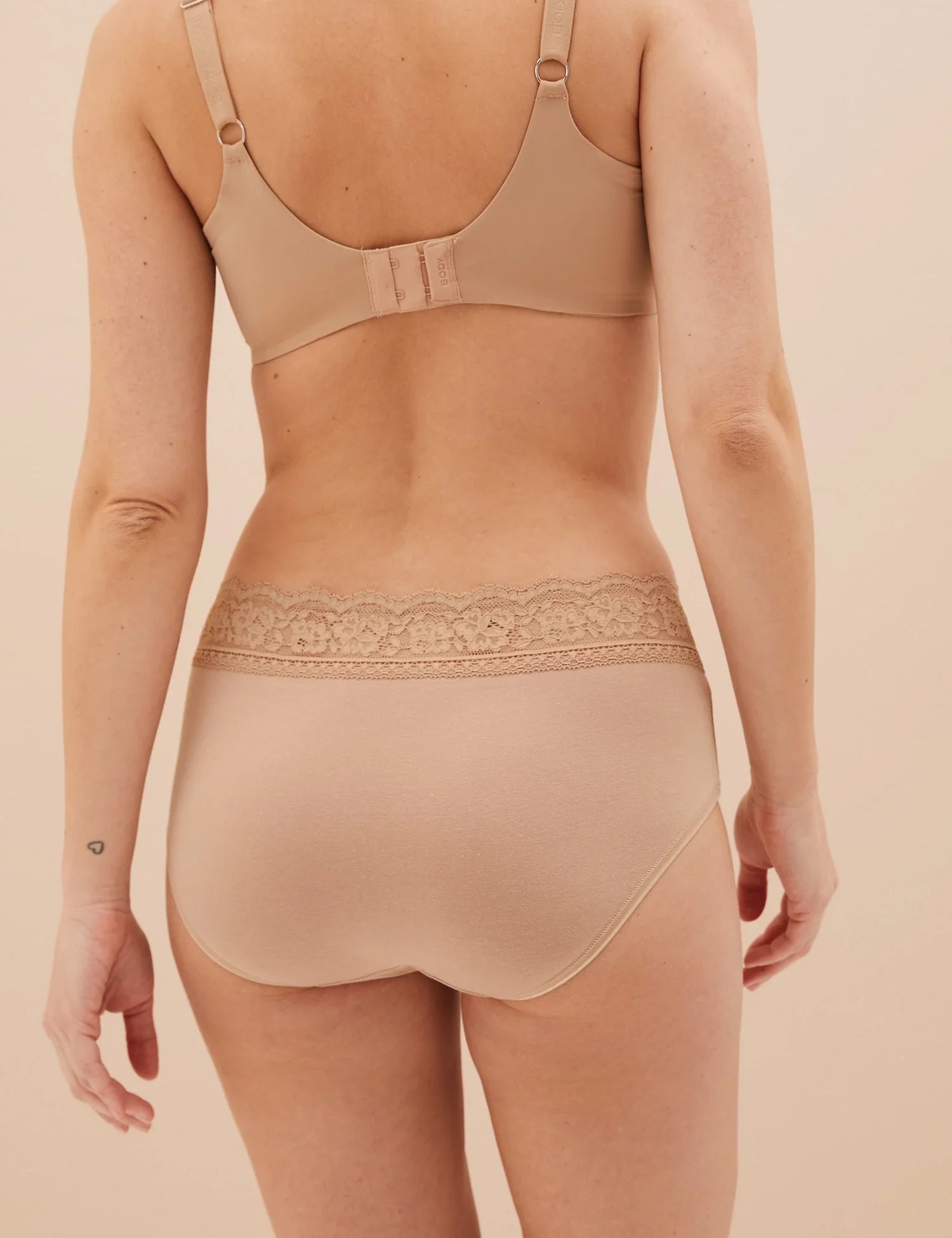 Pack x5 bragas altas detalle encaje