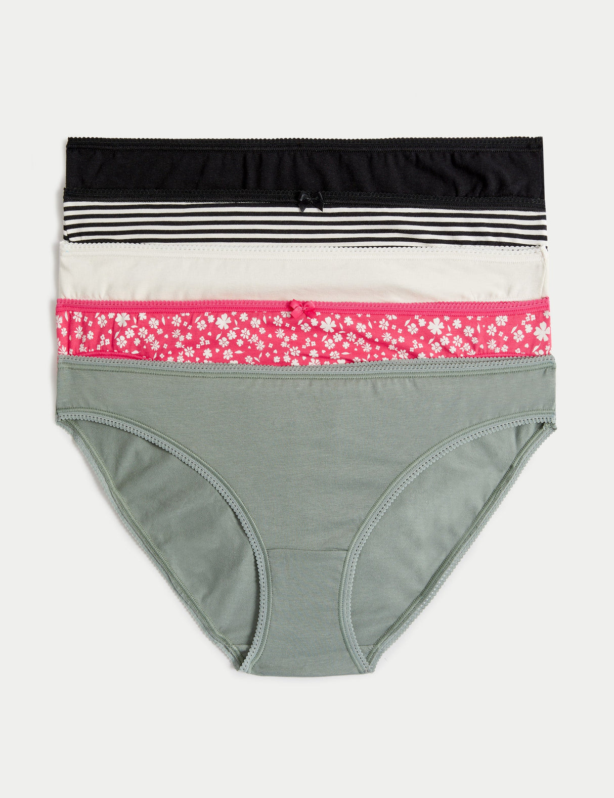 Pack 5 bragas Bikini diseño