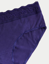 Pack 5 bragas altas detalle encaje