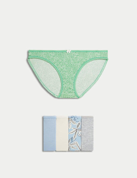 Pack 5 bragas bikini diseño