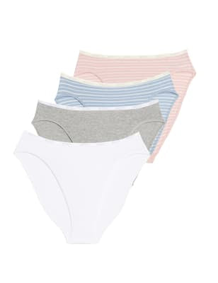 Pack 4 bragas altas