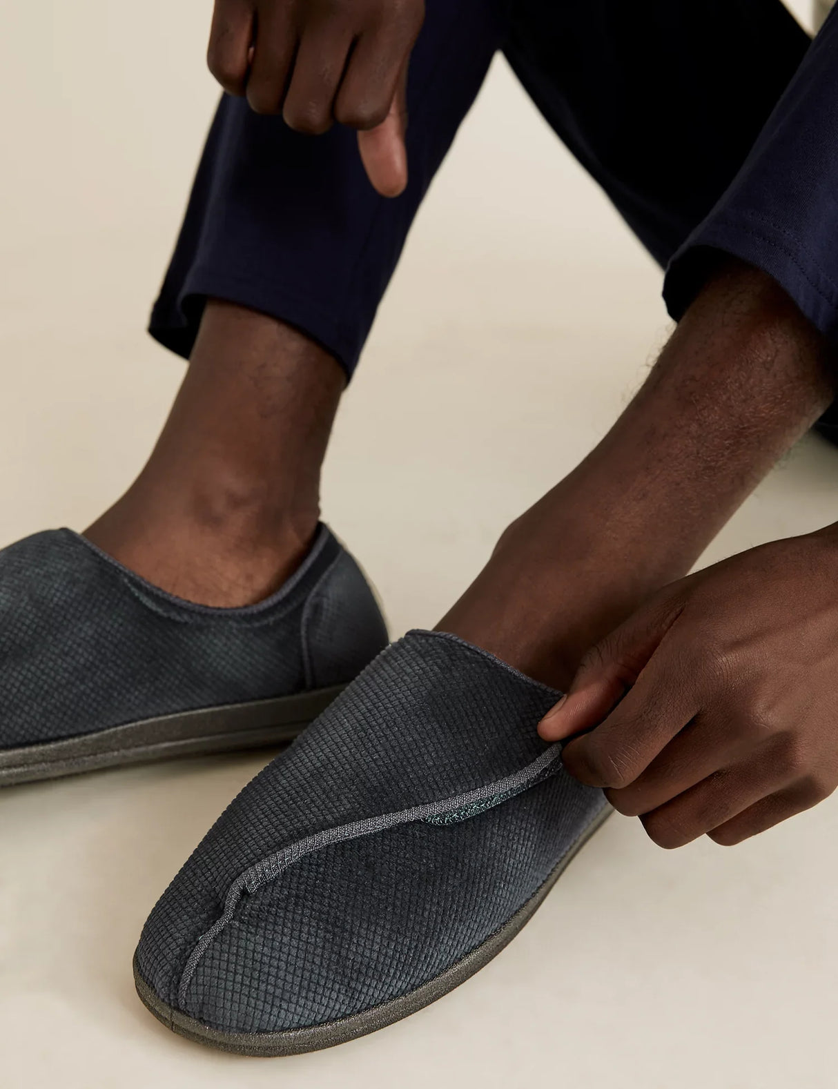 Zapatillas de casa con velcro