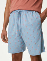 Pijama corto de punto diseño Flamenco
