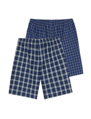 Pack de 2 pantalones cortos de tela