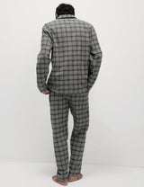 Pijama clásico de algodón a cuadros