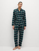 Pijama clásico de algodón a cuadros de búfalo