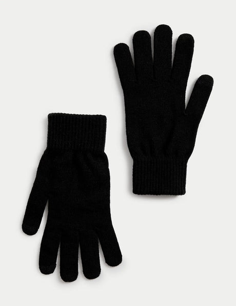 Guantes de punto