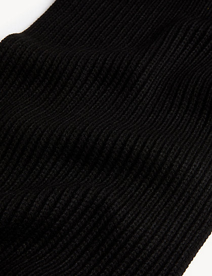 Bufanda en punto canalé