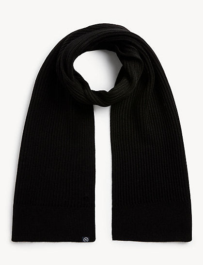 Bufanda en punto canalé