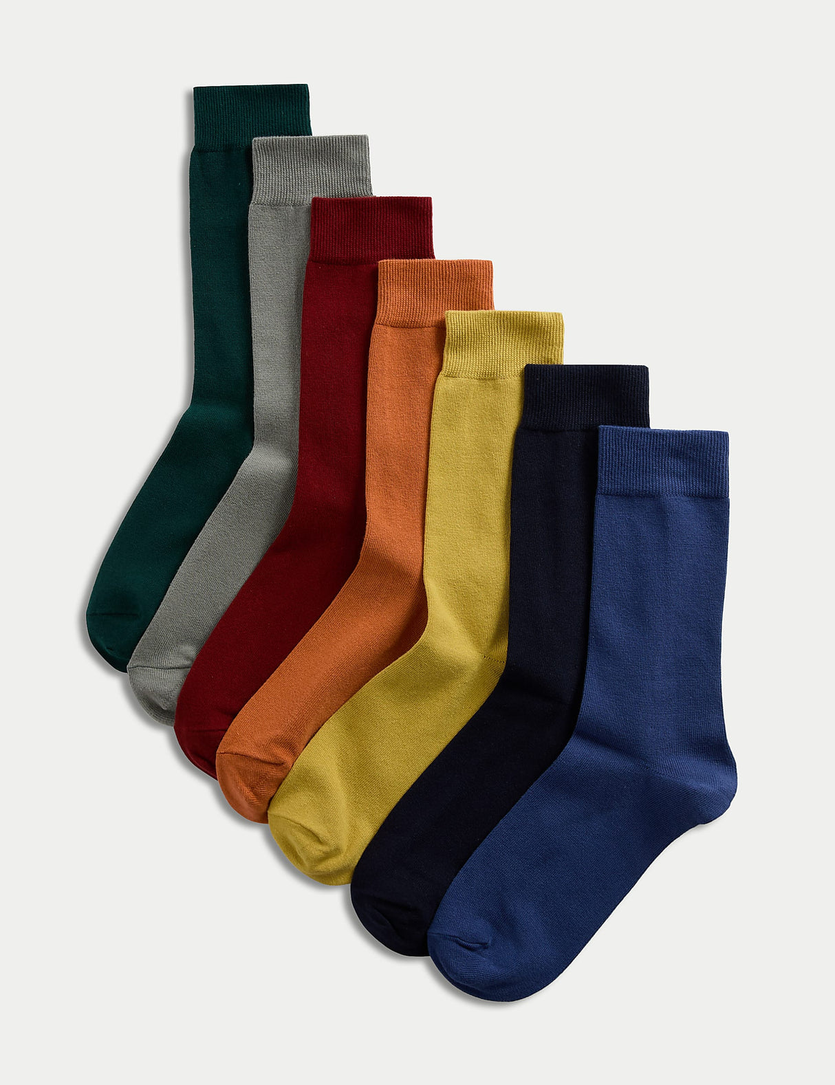 Pàck de 7  pares de calcetines Freshfeet lisos de colores