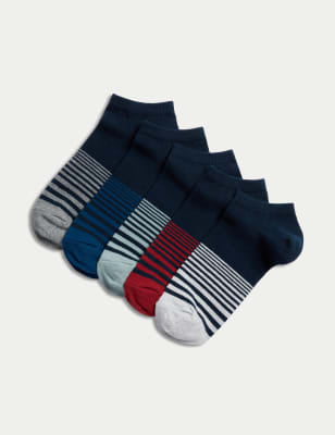 Pack de 5 pares de calcetines trainers diseño