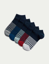 Pack de 5 pares de calcetines trainers diseño